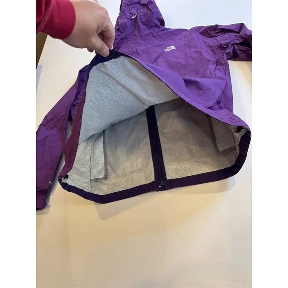 The North Face Women's XL Purple HyVent Rain Jacket Waterproof Casual - Picture 10 of 10